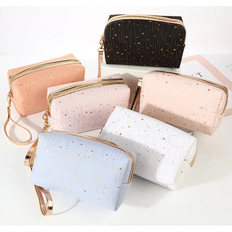 Portable Makeup Bag for Women - Travel Toiletry Organizer