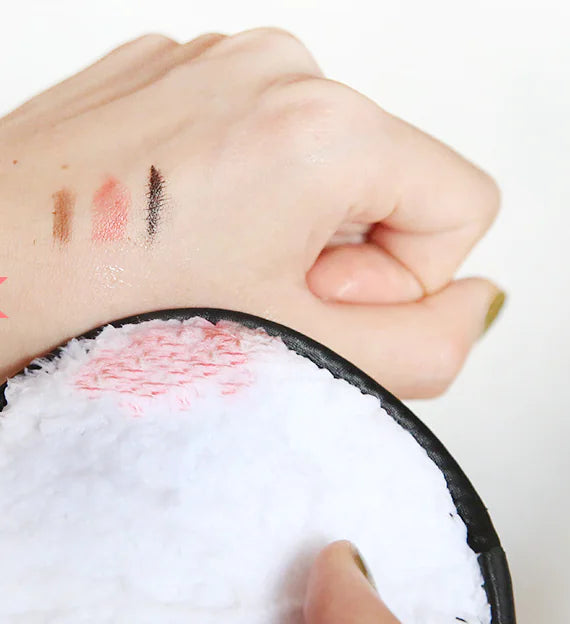 Water Clean Lazy Makeup Remover Puff - Double-Sided Velvet