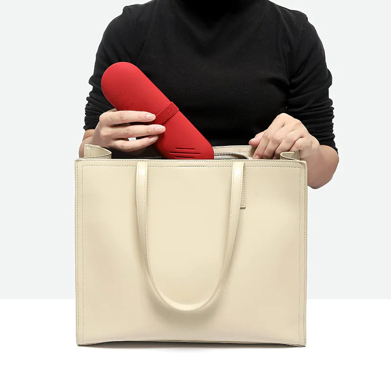 Travel Makeup Brush Holder and Organizer Bag for Women